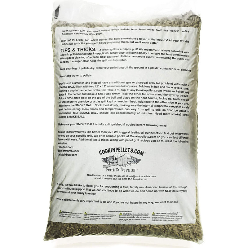 Cooking Pellets 40 Lb. Pellets