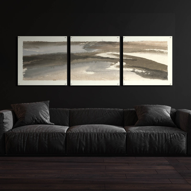 " Brushscape VI " by Chris Paschke, 36" H x 108" W