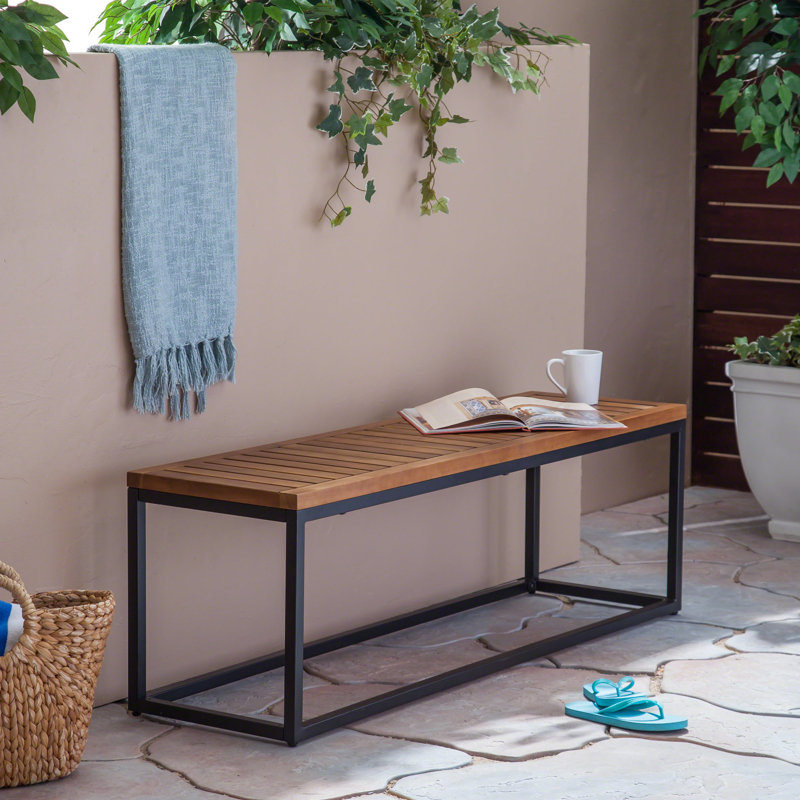 Banc de loisirs moderne pour cour arrière