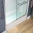 Double Sliding Tub Door 56-60"W x 60"H | 1/4"(6mm) Clear Tempered Glass, Safe & Explosion-Resistant-122721552