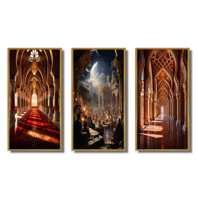 " Islam Art The Inner " 3 - Pieces
