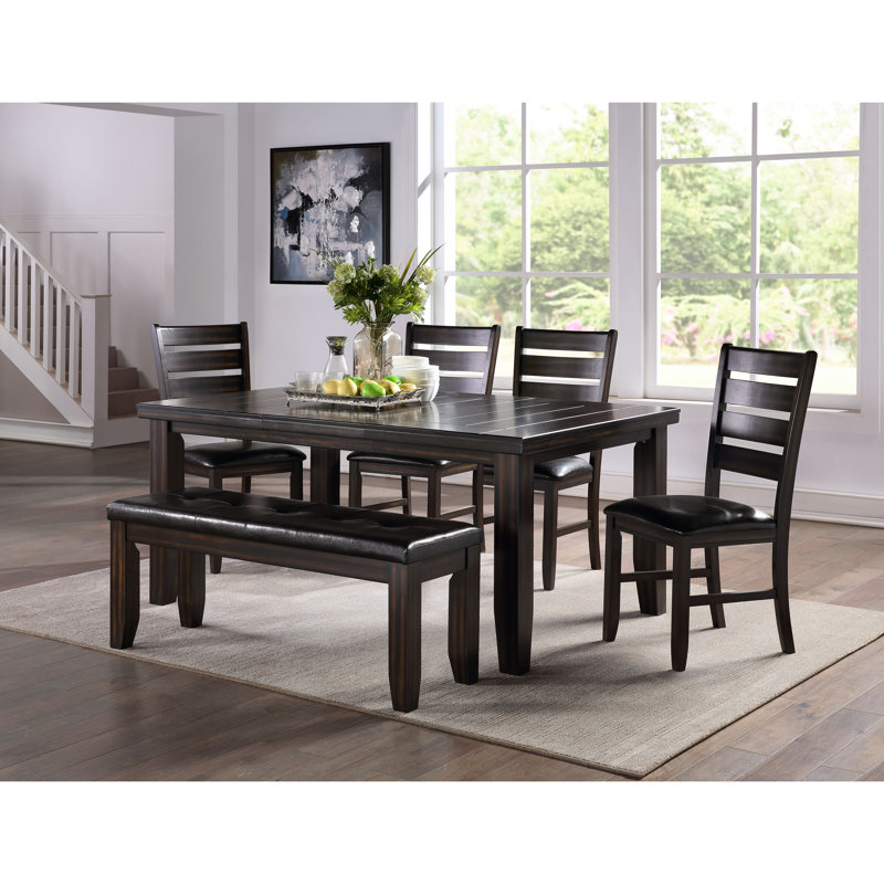 Carlsen Ladder Back Side Chair (Set of 2), Espresso