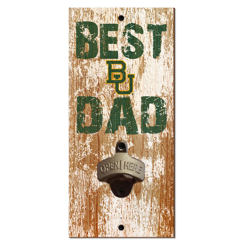 Gold Brass Stainless Steel Bottle Opener, Baylor