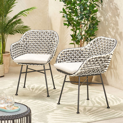 Ensemble de fauteuils d'extérieur 2 pièces