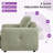 40.94'' Upholstered Pull-Out Accent Chair, Convertible Sleeper Chair-430605723