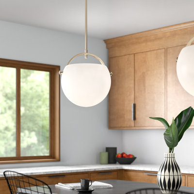 Luminaire suspendu sphère 1 lumière Mikhail