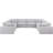 Hippler Upholstered U-Shaped Sectional Reversible-87149776