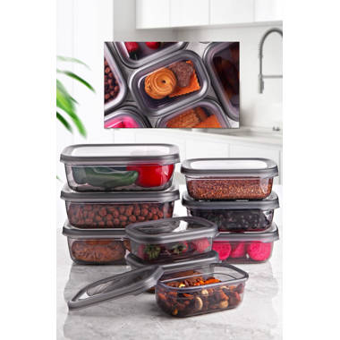9 Container Food Storage Set East Urban Home