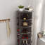Blue 360 Rotating Shoe Cabinet 6 Layers-128664117-128664123