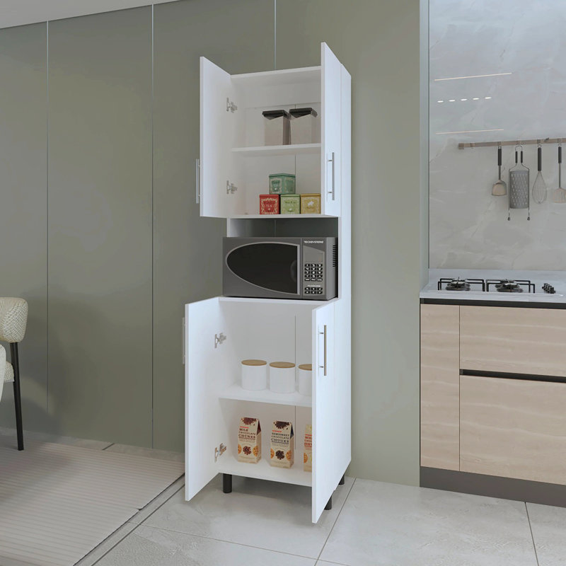 Garde-manger double avec rangement ouvert