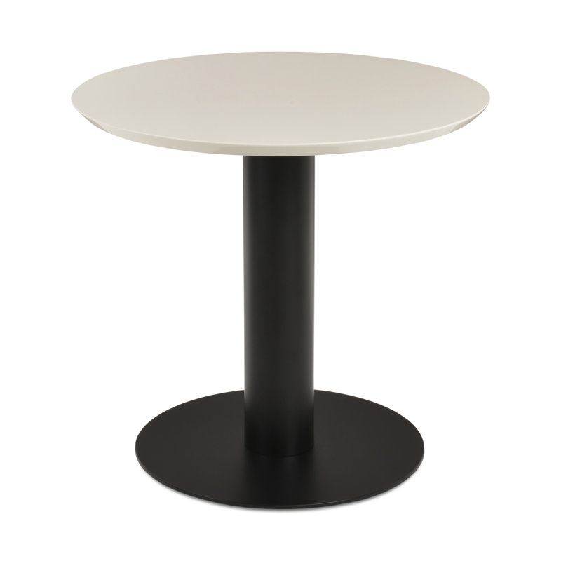 Table ronde Tango, H 29,5 po x l 36 po x L 36 po, Blanc