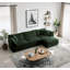 Canapé modulaire surdimensionné en L Chenille Upholstery-1432390308