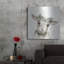 Art mural en métal luxueux «Baby Lamb With Crown» par Yvette St. Amant, 36 po x 36 po