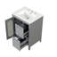Meuble-lavabo 24 po avec lavabo, armoire avec 2 tiroirs et porte, tablette réglable, bois massif et panneau de fibres à densité moyenne-1215784659