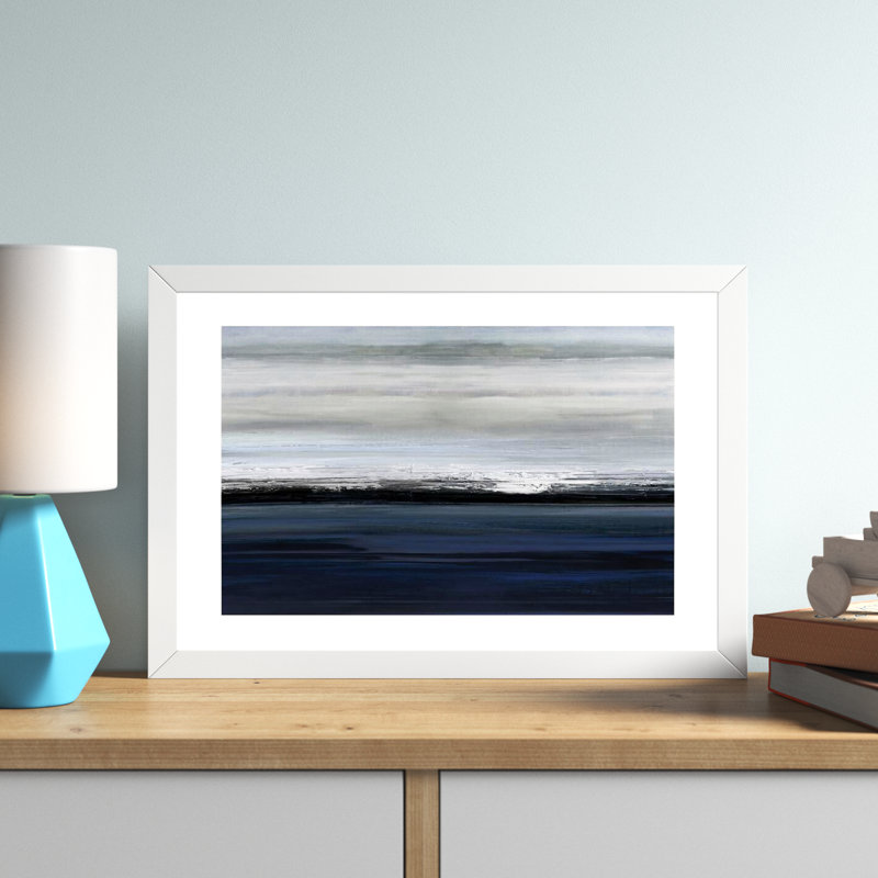 «At The Edge» par Rachel Springer, reproduction sur toile tendue, H 16 po x l 24 po x P 1 po, Cadre doré