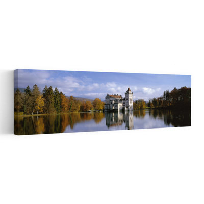 Anif Castle, art paisible d'automne, paix