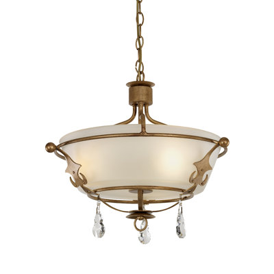 Augill Glass Semi Flush Mount