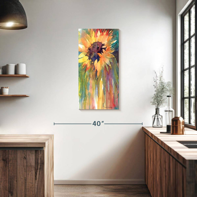Rayons de soleil, H 36 po x l 18 po