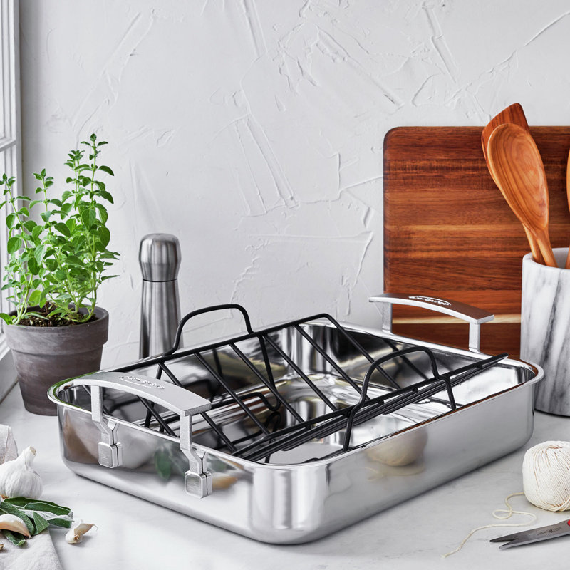 Demeyere Industry 18.31" Stainless Steel Roasting Pan