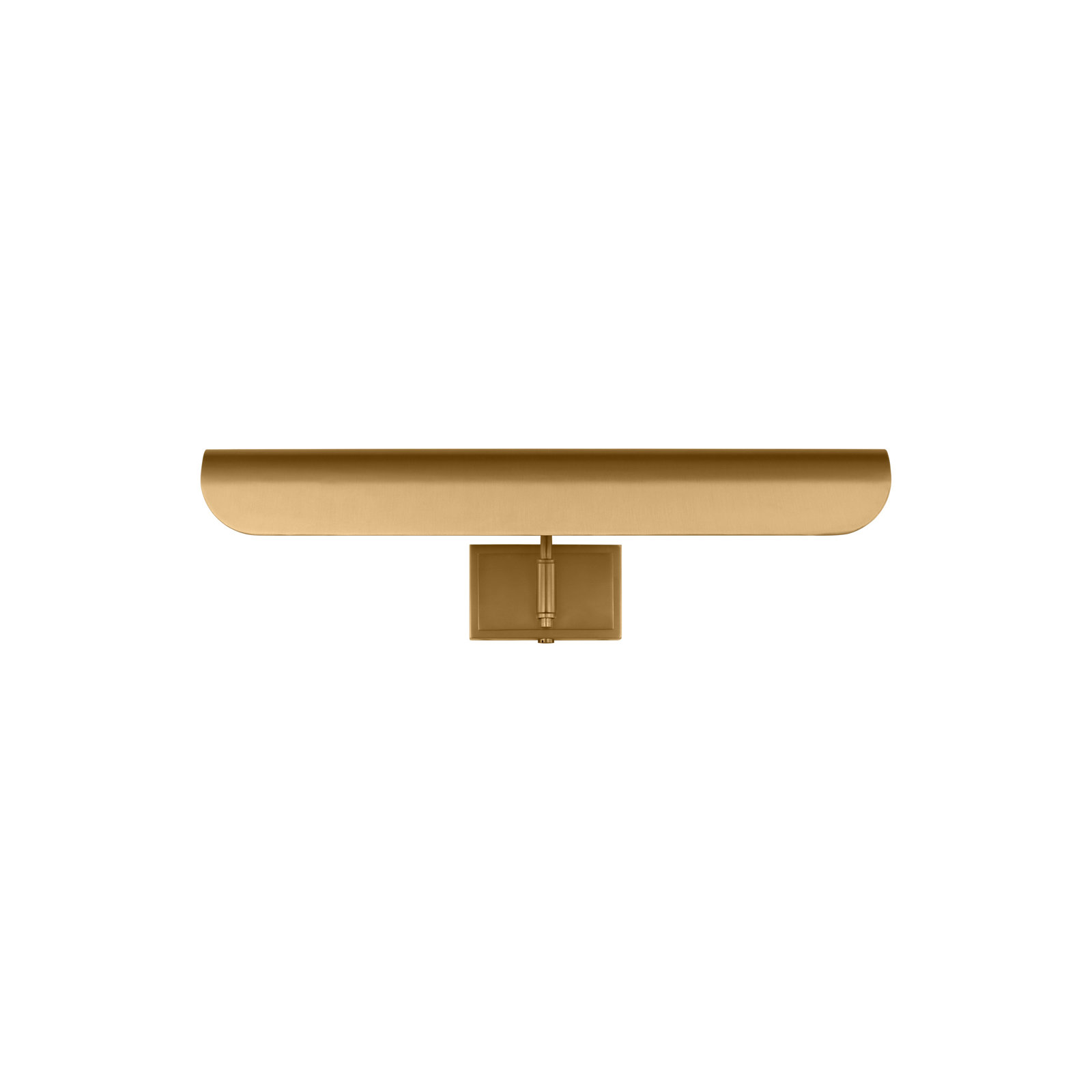 Romaine 2 - Light Picture Light, Brushed Brass, 7.75" H x 18" W x 9.13" D