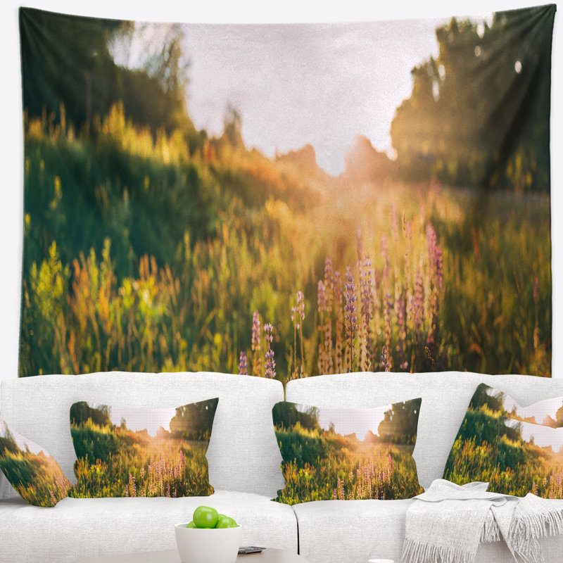 Tapisserie Blooming Blooming of Wild Flowers, H 50 po x l 60 po