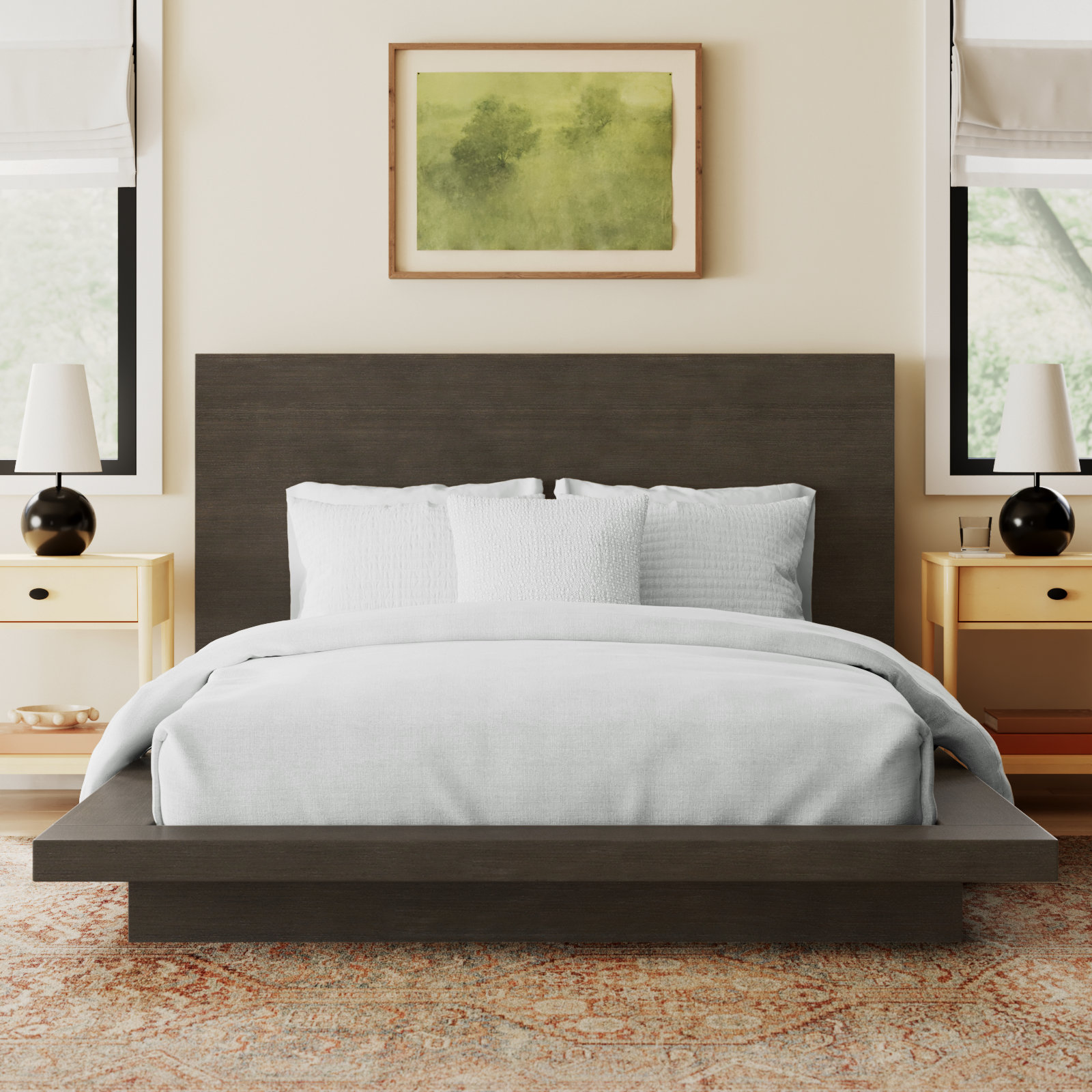 Brooks Solid Wood Bed, Queen