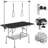 69.7'' H x 46.5'' W x 24'' D Adjustable and Foldable Dog Folding Grooming Table-63246034
