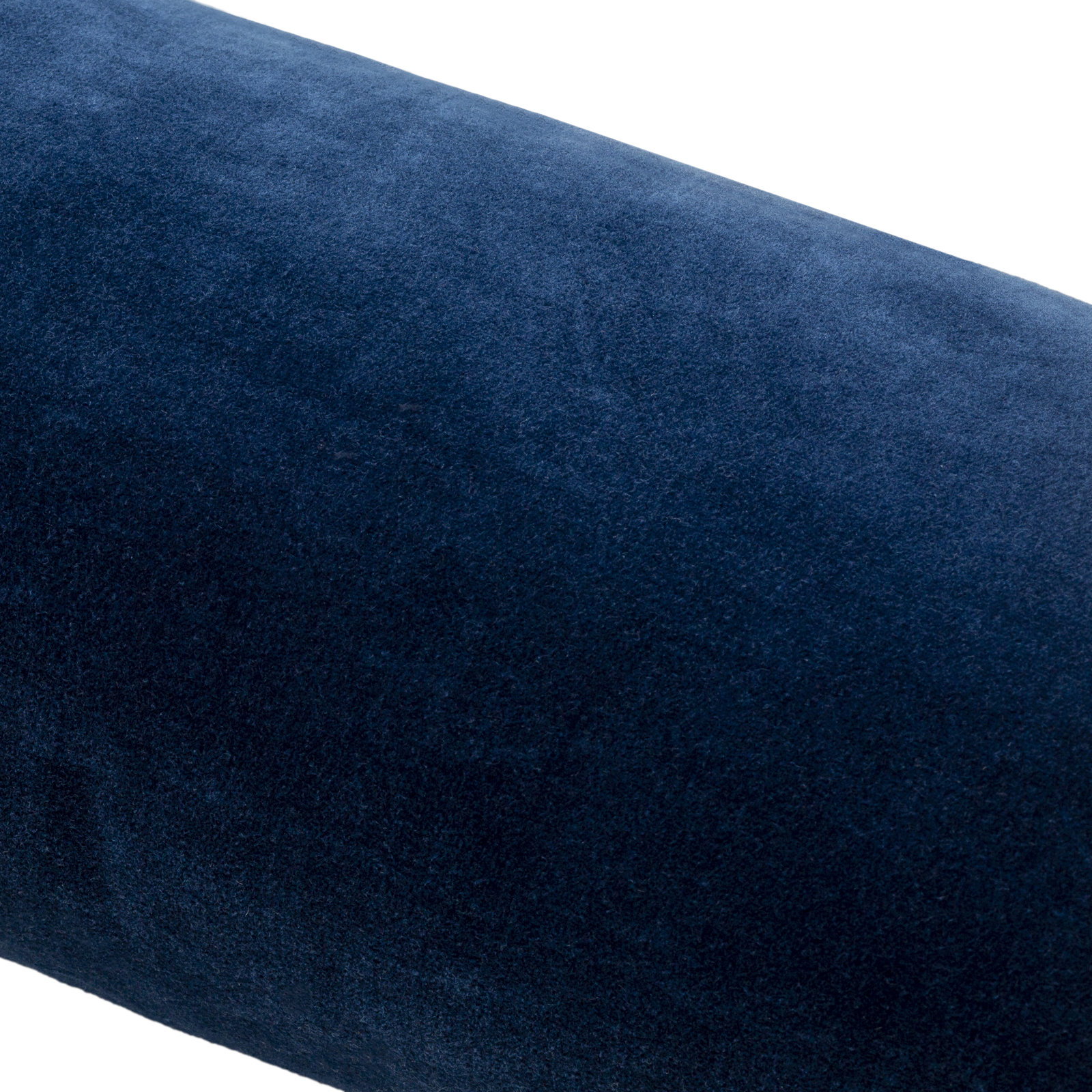 Deane 21" x 7" Cotton Pillow Cover, Navy, Polyester/Pollyfill