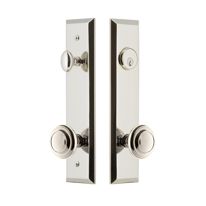 Ensemble d'entrée complet Fifth Avenue, Nickel poli, 2,375 po