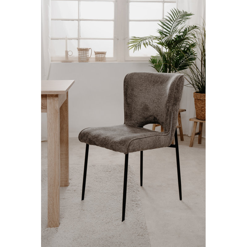 Brodyn 48cm H Polyester Upholstered Side Chair