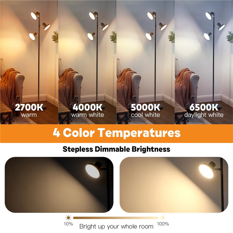 172cm Matte LED Tree Floor Lamp