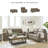 89'' Faux Leather Sleeper Sofa
