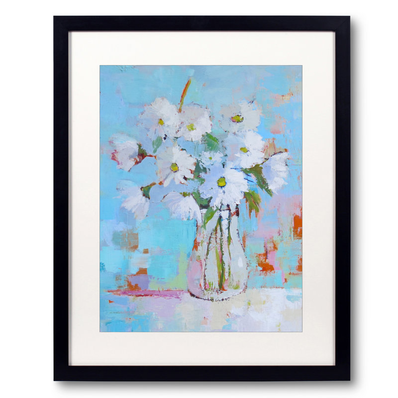 A Bunch Of Daisies Print by Phyllis Adams, 32" W x 24" H