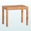 Banc d'appoint court en rotin naturel et bois d'acajou Zimra, H 19,4 po x l 23,86 po x P 15,93 po