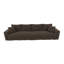 Canapé modulaire en velours côtelé 102,4 po avec accoudoirs carrés Nerissa-1479091183