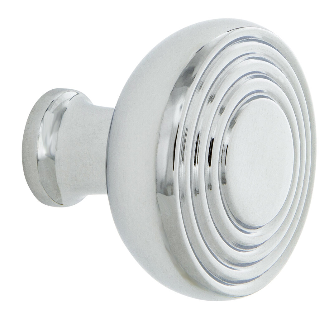 Nostalgic Warehouse Deco Brass 1 3/8" Cabinet Knob Nostalgic Warehouse 