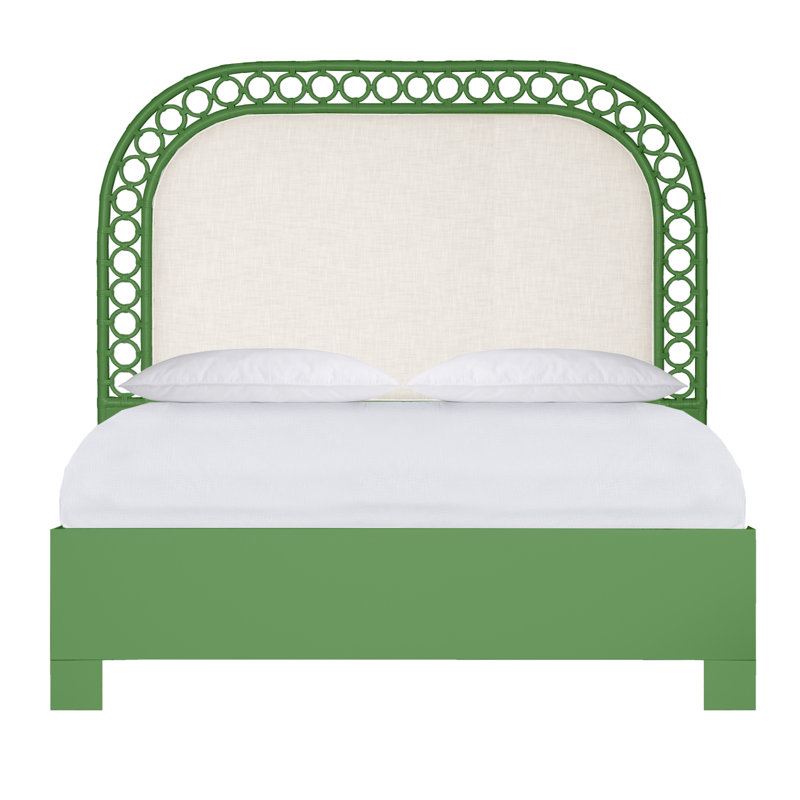 Solana Standard Bed, King, Bright Green