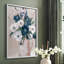 Touch of Teal Arrangement I, reproduction encadrée - bois massif-819946303-819946295
