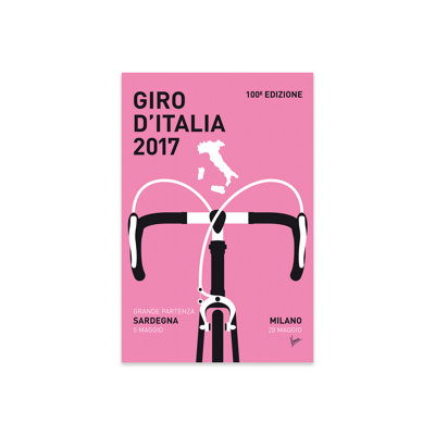 Giro d'Italia 2017 Minimal par Chungkong - sans cadre