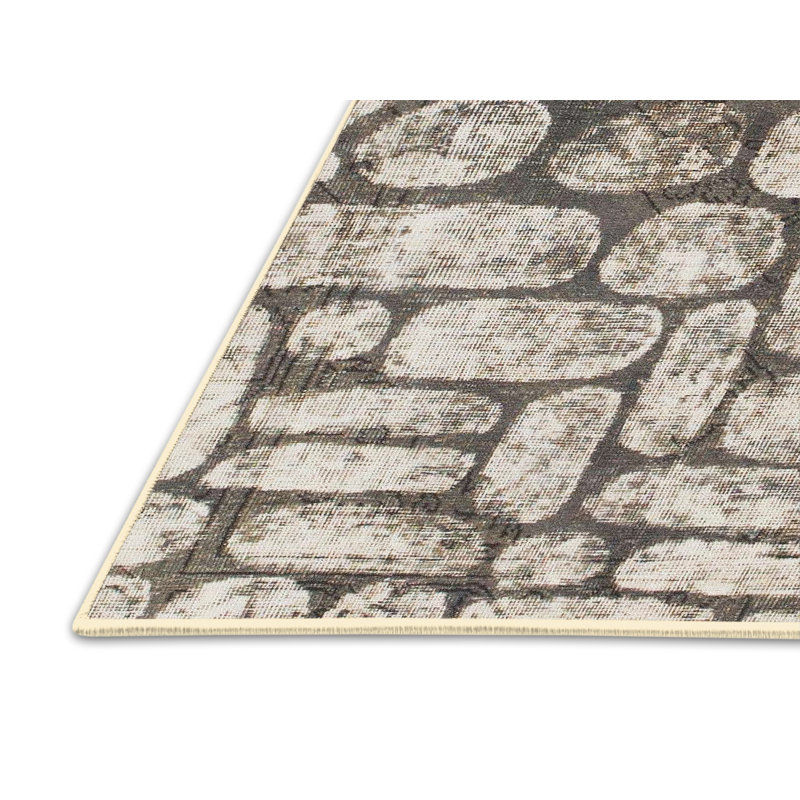 Abstract Indoor Rug, Rectangle 8' x 10'