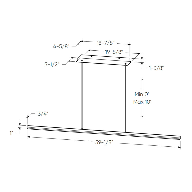 Luminaire suspendu 1 lumière Laivi, Noir
