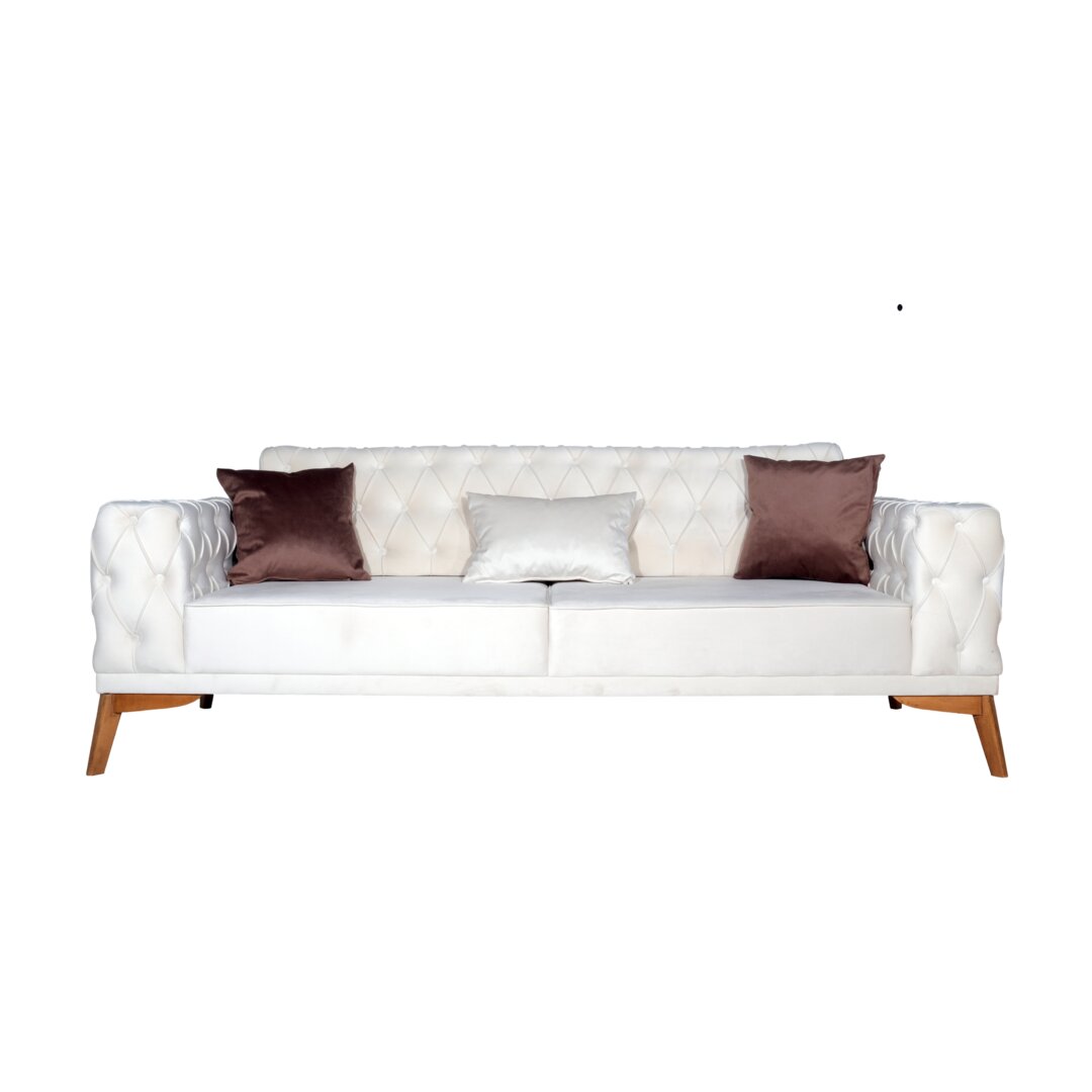 2-Sitzer Sofa aus Samt