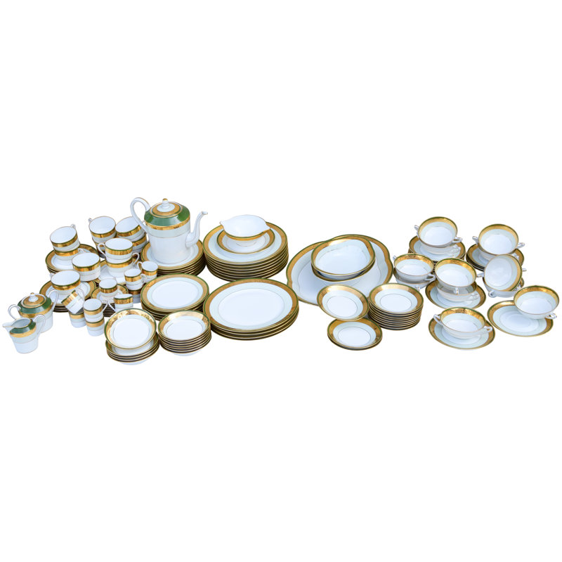 Porcelain Dinnerware Set - Service for 12