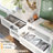 Alarriah 54" Natural Marble Highgloss 6 Drawer Dresser