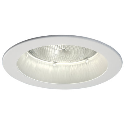 6'' White Baffle Recessed Trim