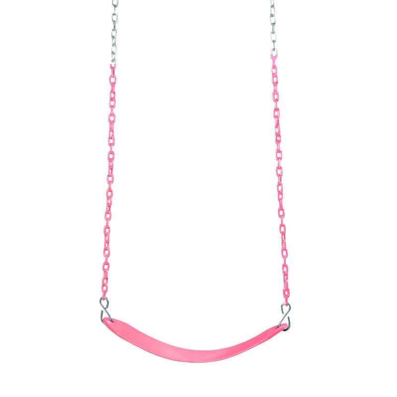 Plastic Belt Swing with Chains, Cotton Candy