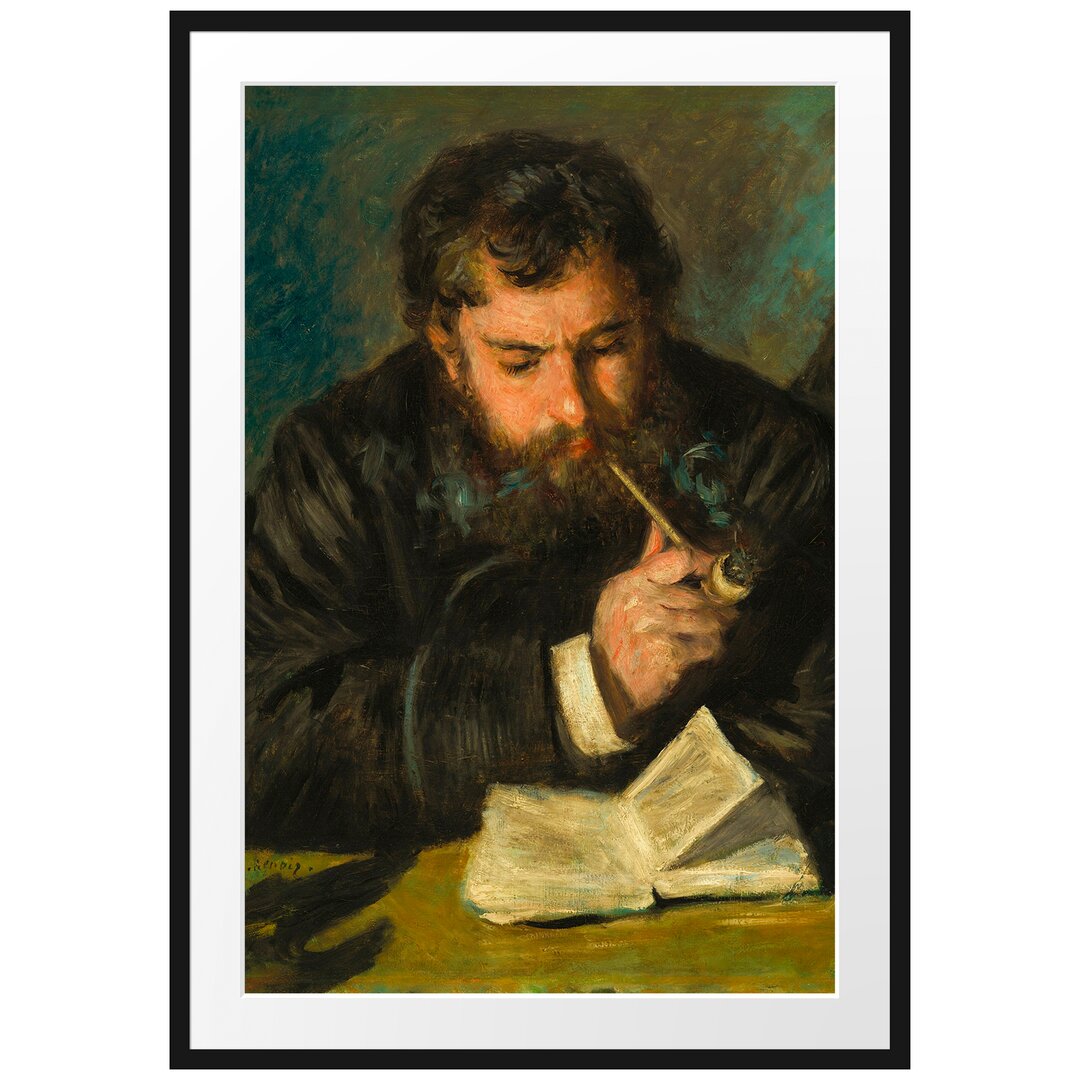 Gerahmter Kunstdruck Self Portrait von Claude Monet