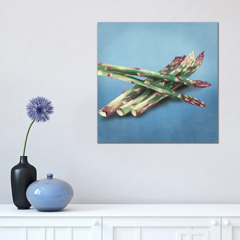 Asparagus by Asia Jensen - Wrapped Canvas Print