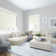 LEVOLOR Custom Cordloop Light Filtering Roller Shades, Designer Textures in Whisper