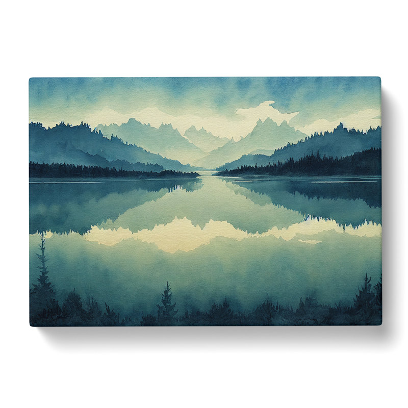 Forest Lake Vol.3 - Wrapped Canvas, 50cm H x 76cm W x 3cm D